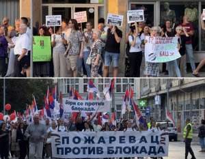 U Požarevcu održana dva skupa – „Protiv blokada“ i „Oči u oči“ - Hit Radio Pozarevac, Branicevski okrug